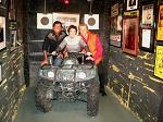 With Ron and Joey in Fontanel's shooting range on the 4-wheeler Gretchen Wilson used in her video